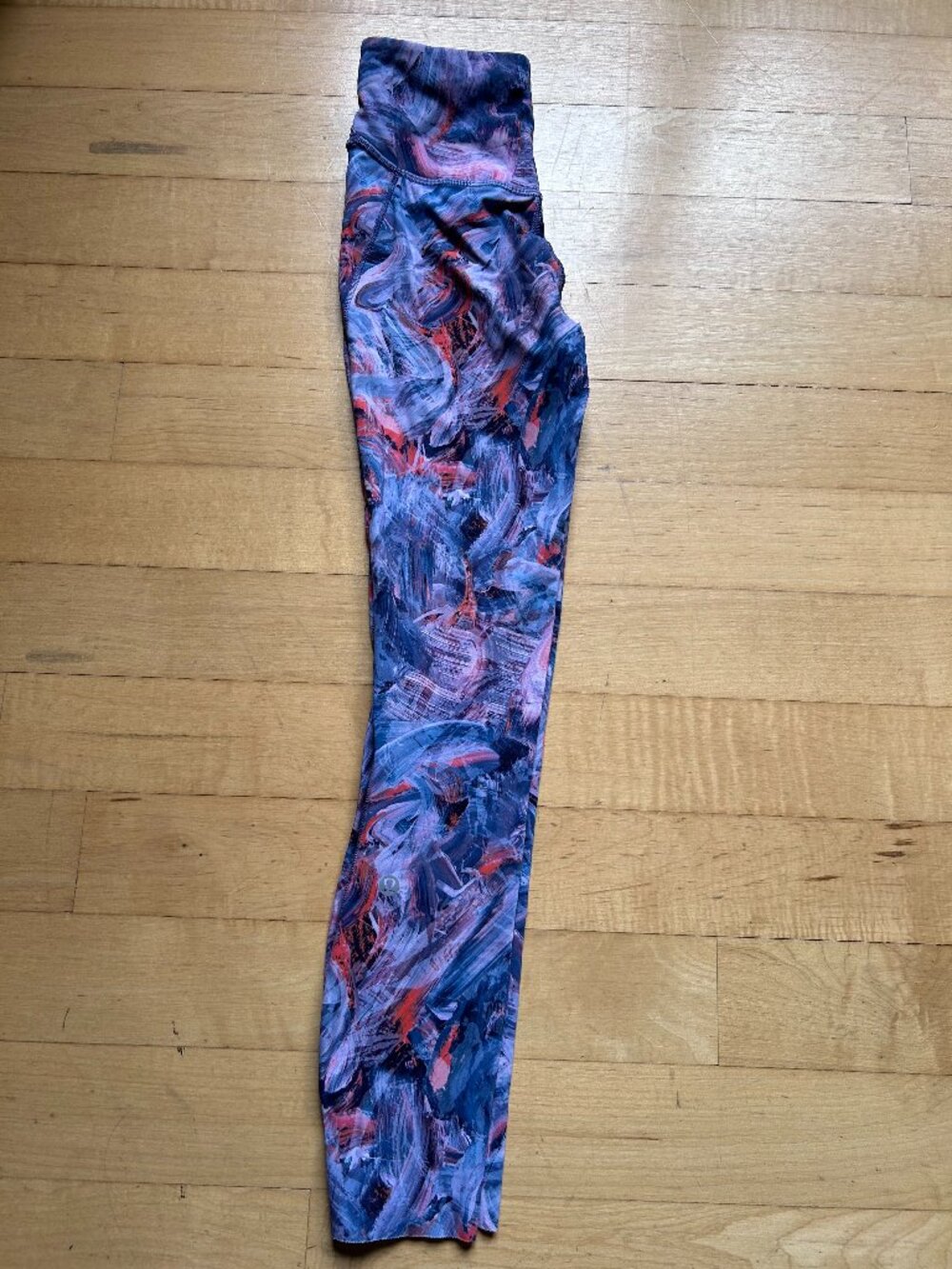lululemon Wunder Under High-Rise 25" Brushstroke Print Leggings Size 0